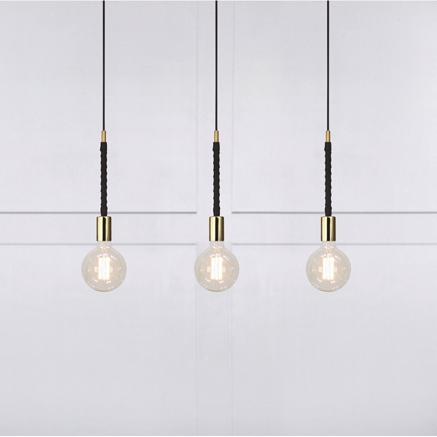 Markslöjd 106708 - Lámpara suspendida con alambre SEDLO 3xE27/60W/230V