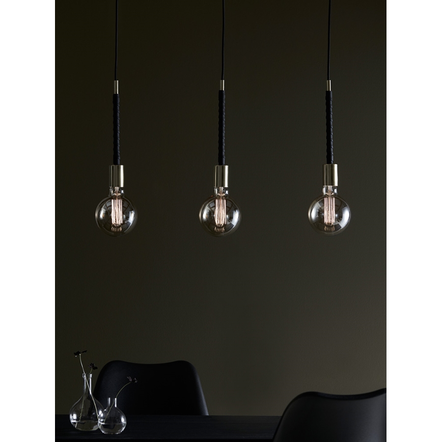 Markslöjd 106708 - Lámpara suspendida con alambre SEDLO 3xE27/60W/230V