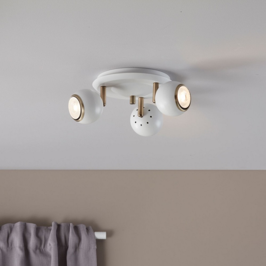 Marpzlöjd 106875 - Foco COCO 3xGU10/35W/230V blanco