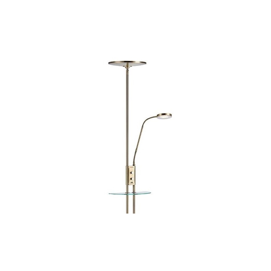 Markslöjd 107009 - LED Lámpara de pie regulable FRIEND LED/18W/230V + LED/5W