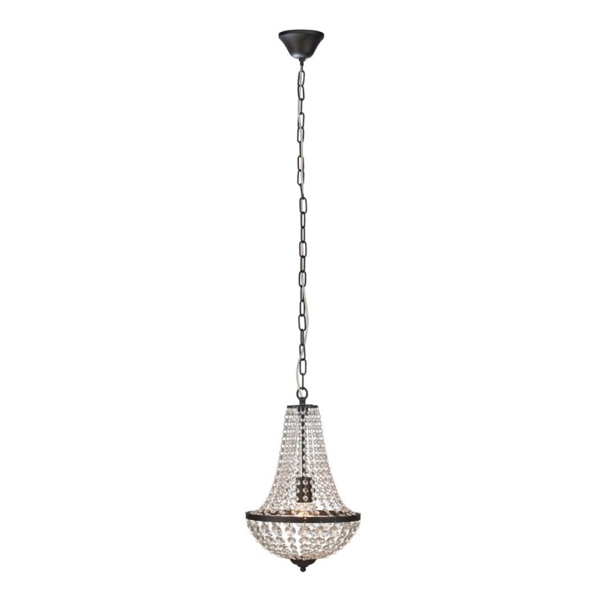 Markslöjd 107026 - Lámpara colgante de cristal GRÄNSÖ 1xE27/60W/230V