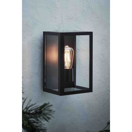 Markslöjd 107113 - Aplique de exterior PELHAM 1xE27/60W/230V IP44 negro