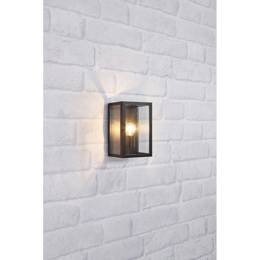 Markslöjd 107113 - Aplique de exterior PELHAM 1xE27/60W/230V IP44 negro