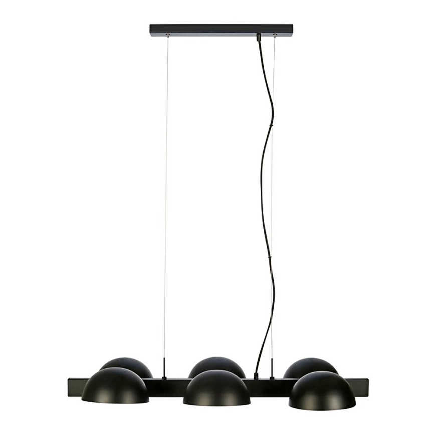 Markslöjd 107138 - Lámpara suspendida con alambre FLAMINGO 6xE14/40W/230V negro