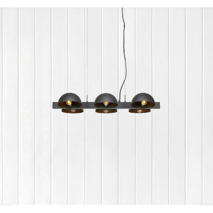 Markslöjd 107138 - Lámpara suspendida con alambre FLAMINGO 6xE14/40W/230V negro