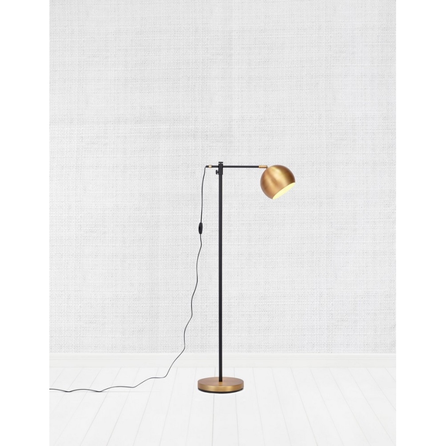 Marpzlöjd 107231 - Lámpara de pie CHESTER 1xE27/40W/230V negro/bronce