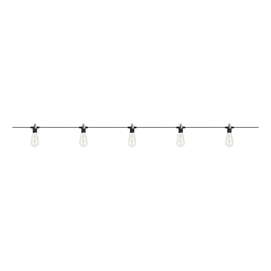 Markslöjd 107293 - Cadena decorativa LED para exterior GIRLANDA GARDEN 10xLED 5,5m IP44