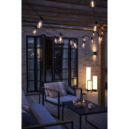 Markslöjd 107293 - Cadena decorativa LED para exterior GIRLANDA GARDEN 10xLED 5,5m IP44