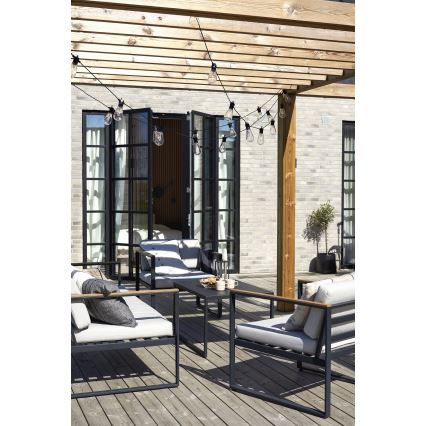 Markslöjd 107293 - Cadena decorativa LED para exterior GIRLANDA GARDEN 10xLED 5,5m IP44