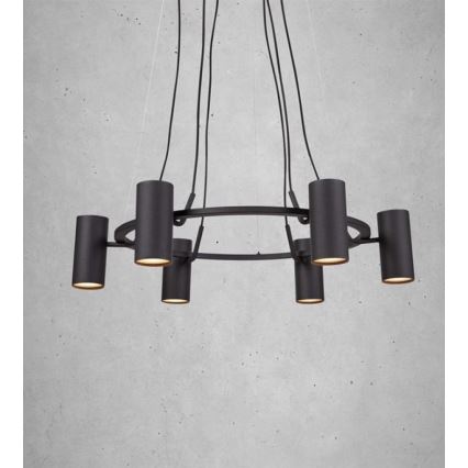 Markslöjd 107357 - Lámpara colgante PORTO 6xGU10/12W/230V