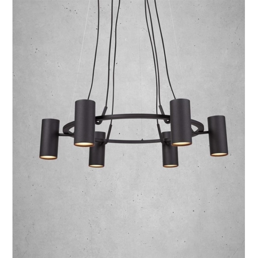 Markslöjd 107357 - Lámpara colgante PORTO 6xGU10/12W/230V