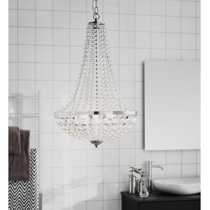 Markslöjd 107551 - Lámpara colgante de cristal para el baño 3xG9/20W/230 IP44