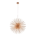 Markslöjd 107752 - Lámpara colgante SOLEIL 12xE14/20W/260V Oro rosa