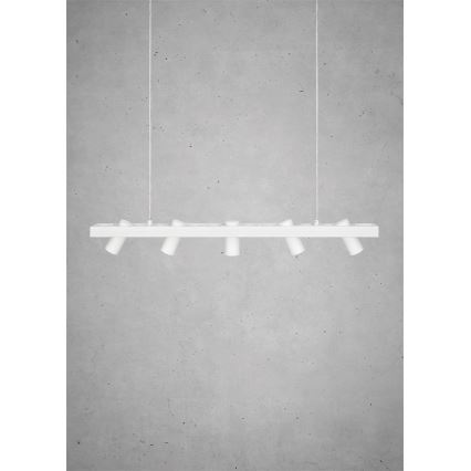 Markslöjd 107783 - Lámpara colgante TORINO 5xGU10/7W/230V