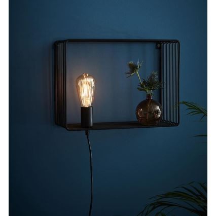 Markslöjd 107814 - Aplique SHELF 1xE27/60W/230V