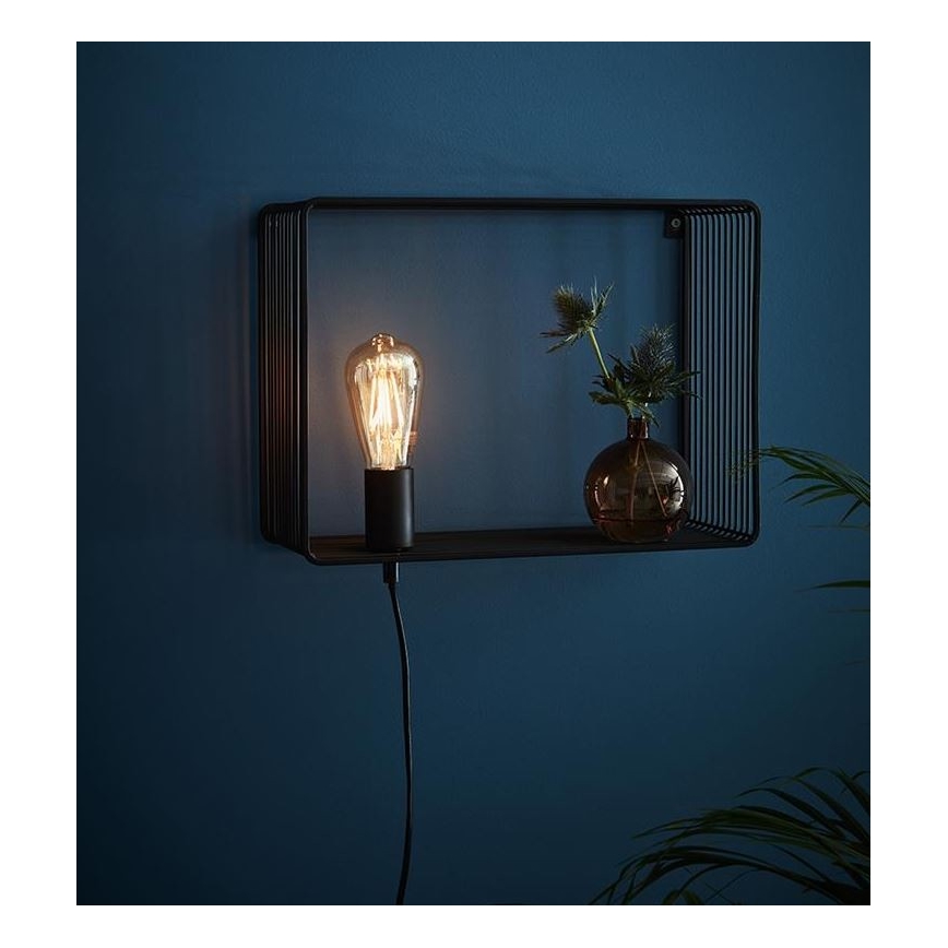 Markslöjd 107814 - Aplique SHELF 1xE27/60W/230V
