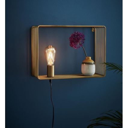 Markslöjd 107815 - Aplique SHELF 1xE27/60W/230V