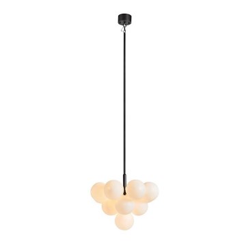 Markslöjd 107911 - Lámpara colgante con varilla MERLOT 13xG9/20W/230V Ø 56 cm blanco/negro