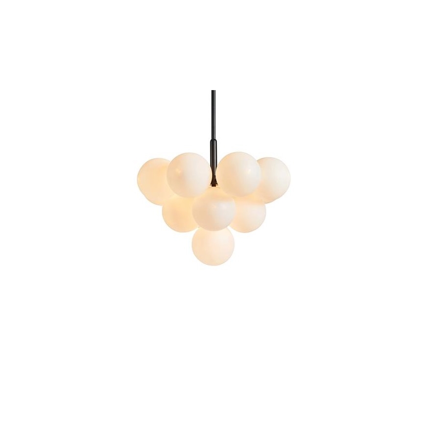 Markslöjd 107911 - Lámpara colgante con varilla MERLOT 13xG9/20W/230V Ø 56 cm blanco/negro