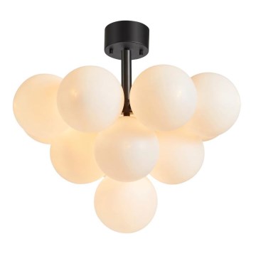 Markslöjd 107913 - Lámpara de techo de superficie MERLOT 13xG9/20W/230V diámetro 56 cm blanca/negra