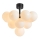 Markslöjd 107913 - Lámpara de techo de superficie MERLOT 13xG9/20W/230V diámetro 56 cm blanca/negra
