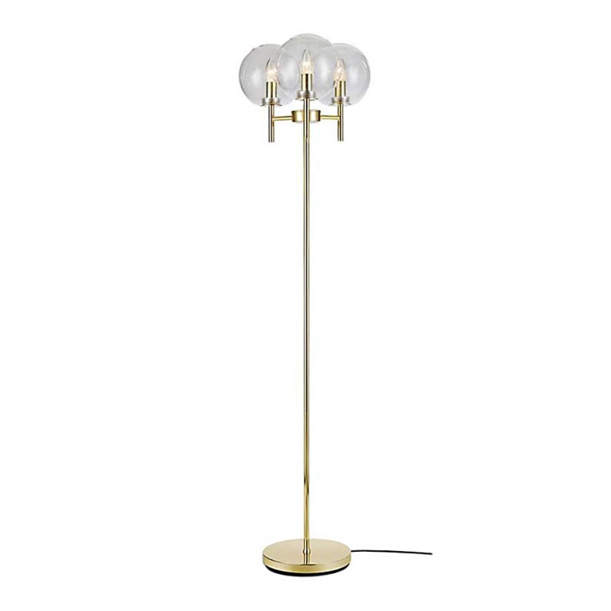 Markslöjd 107946 - Lámpara de pie CROWN 3xE14/20W/230V