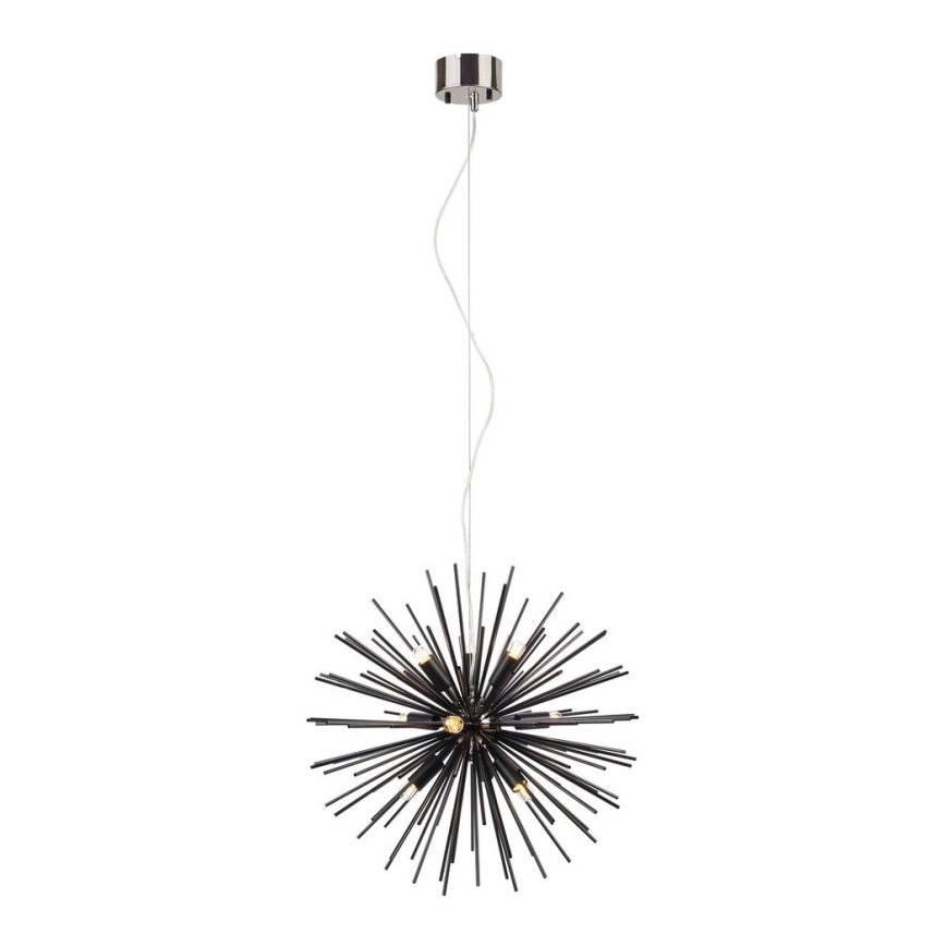 Markslöjd 108048 - Lámpara colgante SOLEIL 9xE14/20W/230V negro