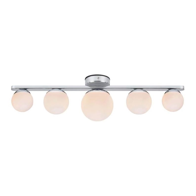 Markslöjd 108066 - Plafón para baño PURO 5xG9/20W/230V IP44