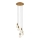 Markslöjd 108100 - Lámpara de araña de luces de cable BRONX 5xE27/60W/230V bronce