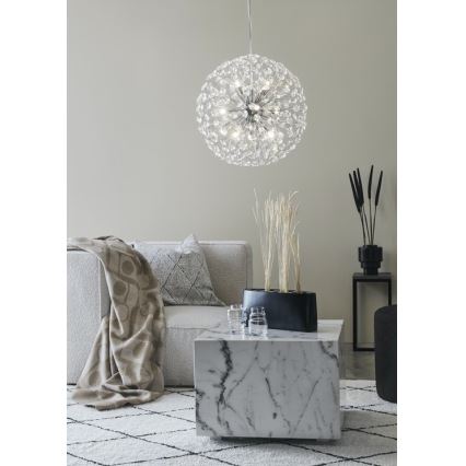 Markslöjd 108101 - Lámpara de araña de luces de cristal con cable BOLID 9xG9/20W/230V