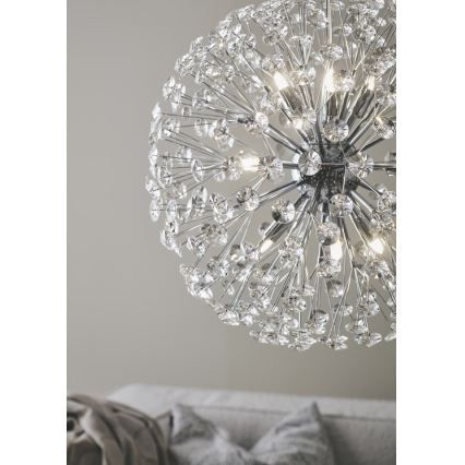 Markslöjd 108101 - Lámpara de araña de luces de cristal con cable BOLID 9xG9/20W/230V