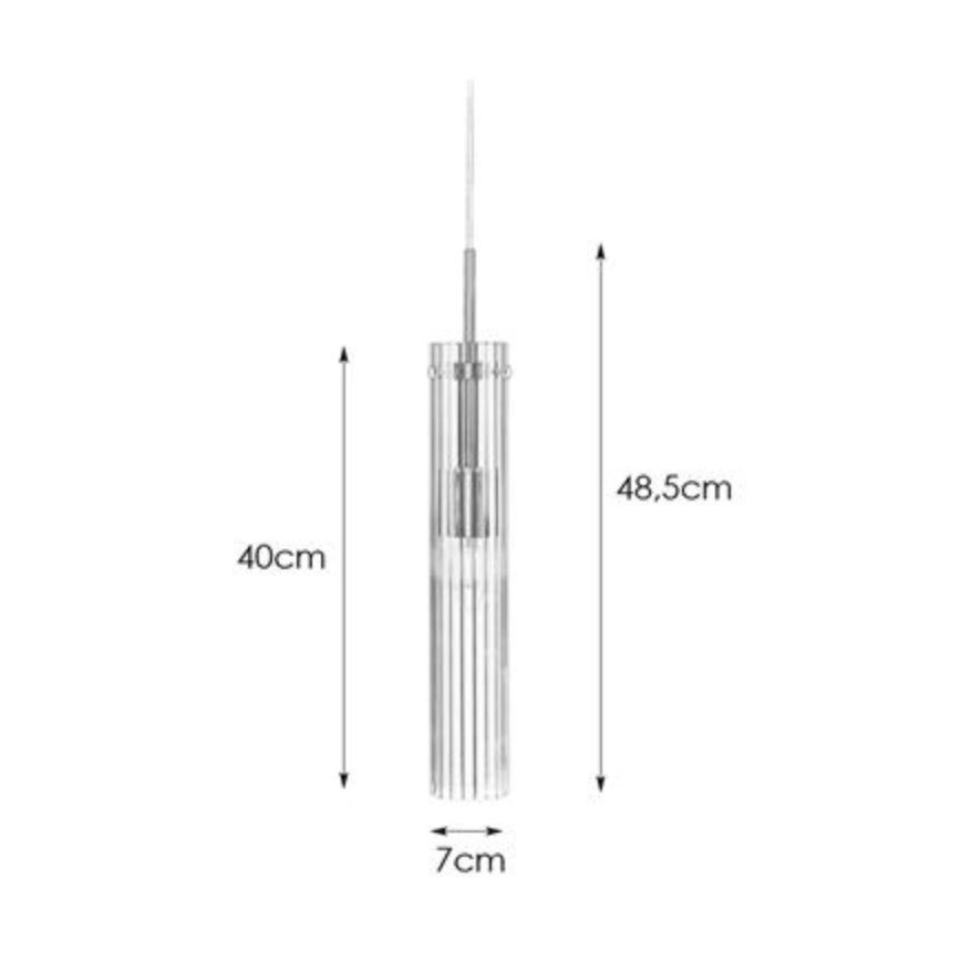 Markslöjd 108112 - Lámpara de araña con cable TUBO 1xE14/40W/230V