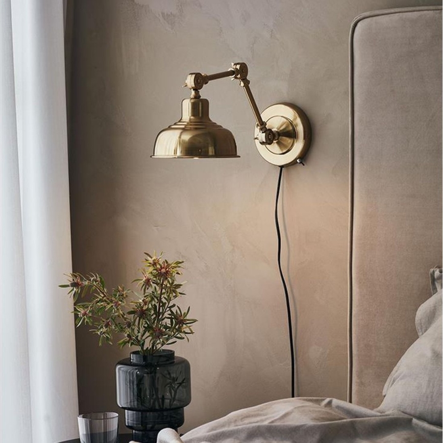 Markslöjd 108115 - Lámpara de pared GRIMSTAD 1xE27/60W/230V