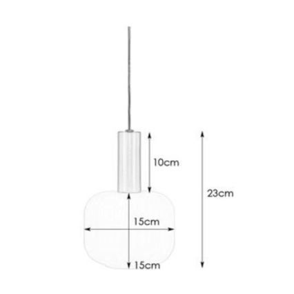 Markslöjd 108123 - Lámpara de araña con cable SOBER 1xE14/40W/230V cobre