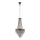 Markslöjd 108124 - Lámpara de araña de luces de cristal con cadena ALLINGTON 3xE14/25W/230V negro