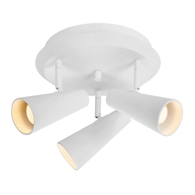 Markslöjd 108203 - Foco CREST 3xGU10/7W/230V blanco