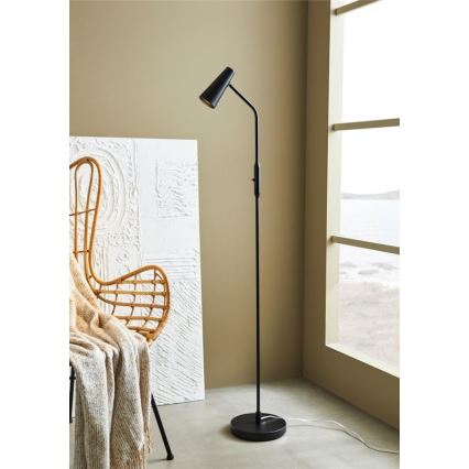 Markslöjd 108206 - Lámpara de pie CREST 1xGU10/7W/230V negro