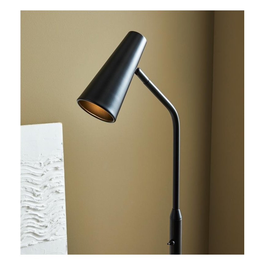 Markslöjd 108206 - Lámpara de pie CREST 1xGU10/7W/230V negro