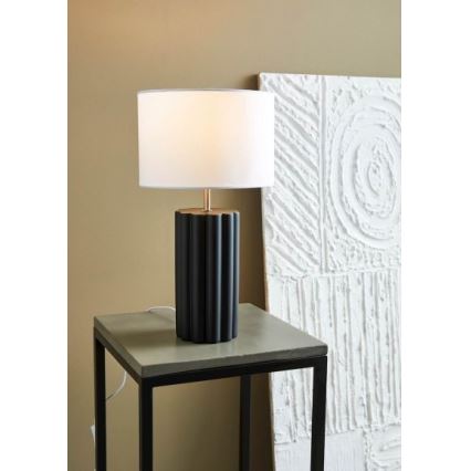 Markslöjd 108221 - Lámpara de mesa COLUMNA 1xE14/18W/230V negro