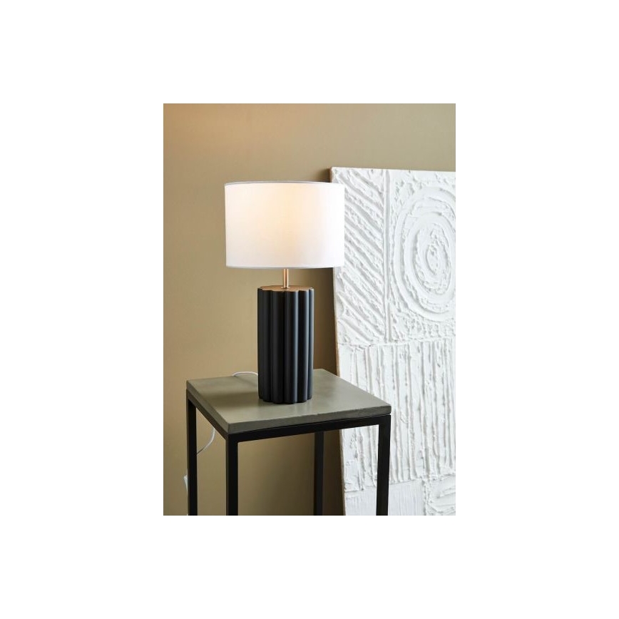 Markslöjd 108221 - Lámpara de mesa COLUMNA 1xE14/18W/230V negro