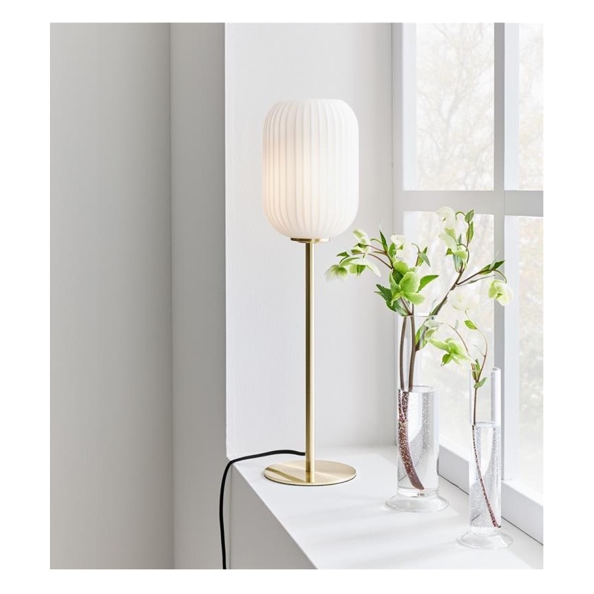Markslöjd 108251 - Lámpara de mesa CAVA 1xE14/40W/230V dorado