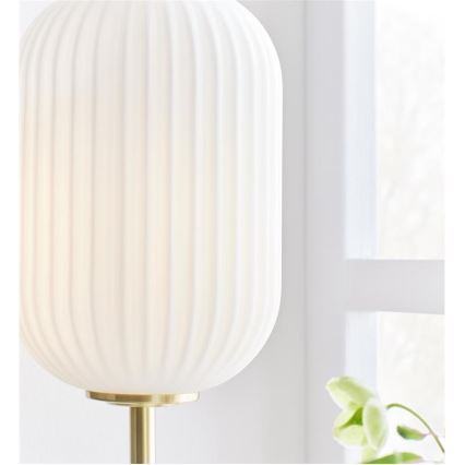 Markslöjd 108251 - Lámpara de mesa CAVA 1xE14/40W/230V dorado