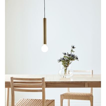Markslöjd 108259 - Lámpara colgante SENCILLO 1xE27/40W/230V dorado