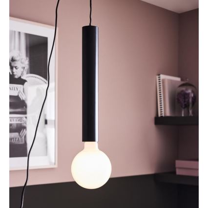 Markslöjd 108260 - Lámpara colgante SENCILLO 1xE27/40W/230V negro