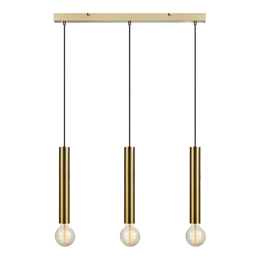 Markslöjd 108261 - Lámpara colgante SENCILLO 3xE27/40W/230V dorado