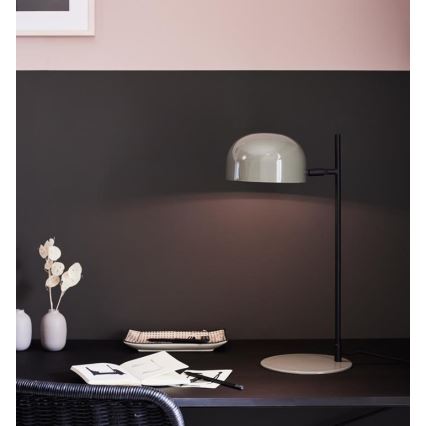 Markslöjd 108292 - Lámpara de mesa POSE 1xE14/25W/230V gris