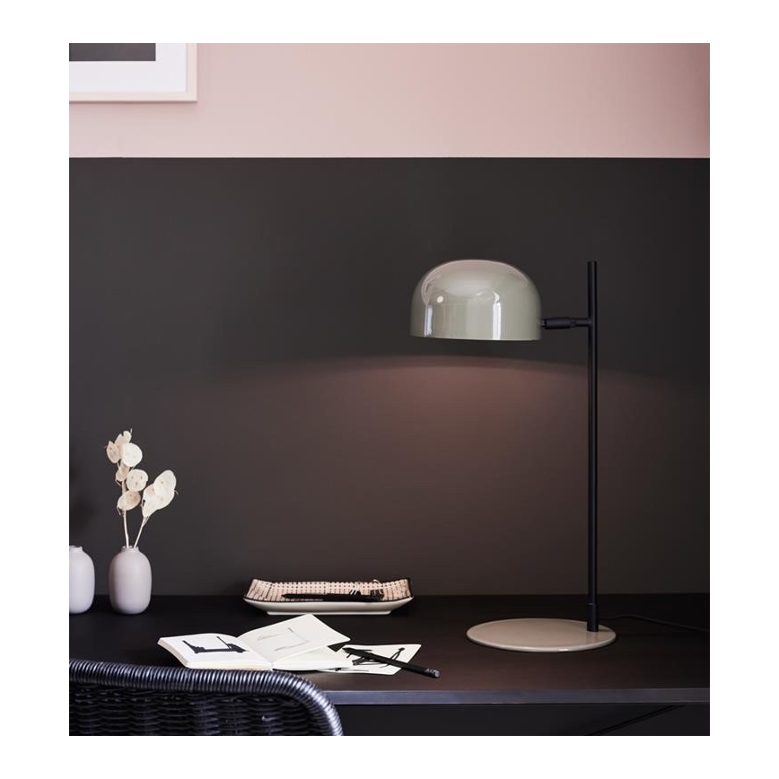 Markslöjd 108292 - Lámpara de mesa POSE 1xE14/25W/230V gris