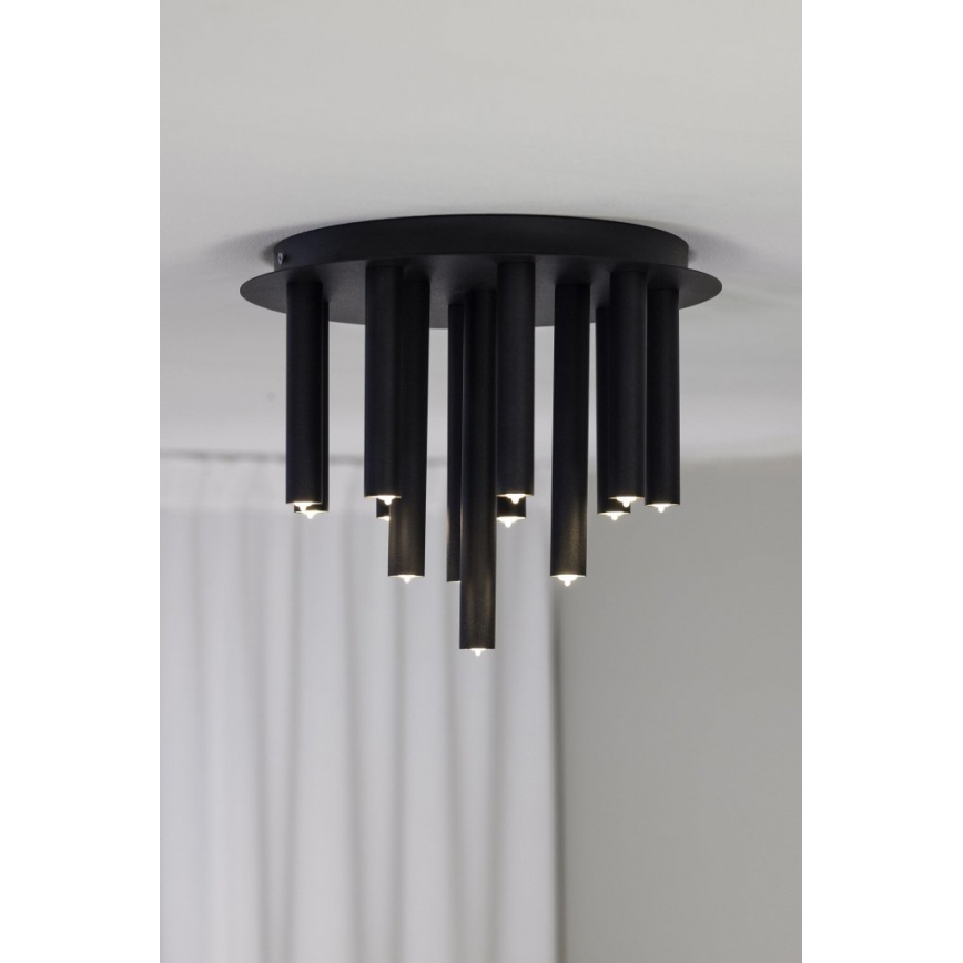 Markslöjd 108505 - Plafón GOCCE 13xG9/10W/230V negro
