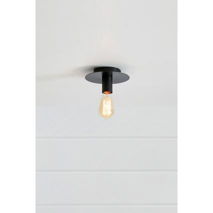 Markslöjd 108540 - Plafón PIATTO 1xE27/40W/230V negro