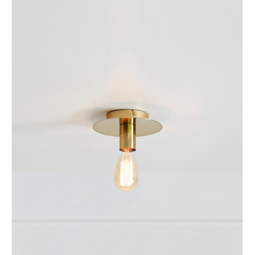 Markslöjd 108541 - Plafón PIATTO 1xE27/40W/230V dorado